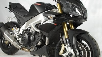 R&G Crash Protectors | White | Aprilia Tuono V4 1100 2015>2020 & Aprilia Tuono V4 1100 Factory 2015>2020 & Aprilia Tuono V4R 2011>2014
