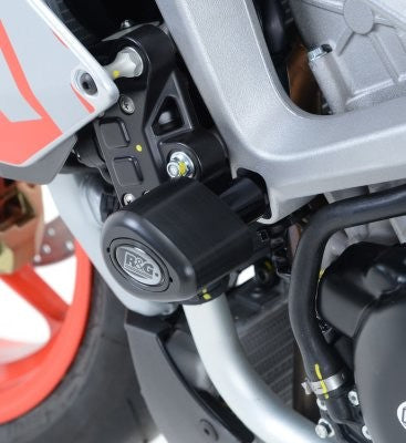 R&G Crash Protectors | Black | Aprilia Tuono V4 1100 2015>2020 & Aprilia Tuono V4 1100 Factory 2015>2020 & Aprilia Tuono V4R 2011>2014