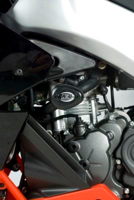 R&G Crash Protectors | Black | Aprilia RS4 125 2011>2020