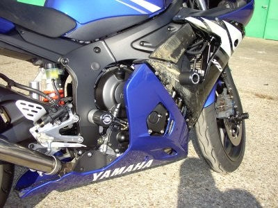 R&G Fork Protectors | Black | Yamaha YZF-R6 (models produced between 2003 and 2004)