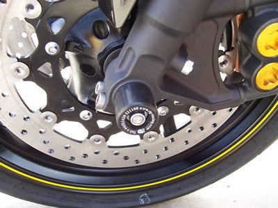 R&G Fork Protectors | Black | Yamaha YZF-R6 '05-'16 & YZF-R1 '02-'14 *(not compatible with the YZF-R1 SP models)* and TMAX 530 '15-'19