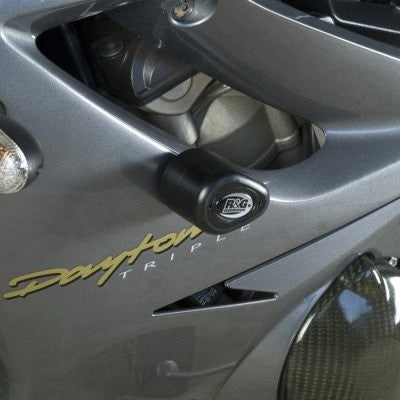R&G Crash Protectors | White | Triumph Daytona 675 2006>2012
