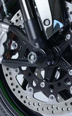 R&G Fork Protectors | Black | Kawasaki Ninja H2(R) '15- 23 & H2 SX '18- '24 - Pyramid Motorcycle Accessories