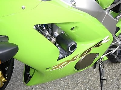 R&G Crash Protectors | Black | Kawasaki Ninja ZX6-R 2003>2004