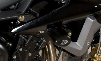 R&G Crash Protectors | White | Triumph Street Triple 675 2013>2016 & Triumph Street Triple 675 R 2013>2016 & Triumph Street Triple 675 RX 2015>2016