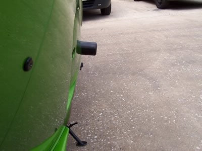R&G Crash Protectors | Black | Kawasaki ZX-12R 2000>2006