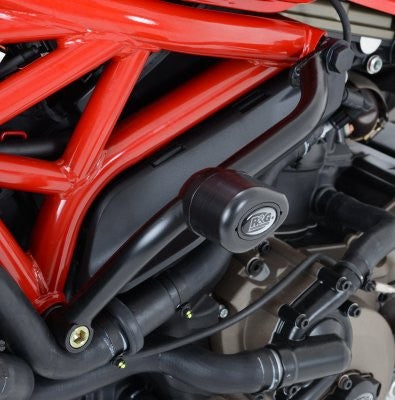 R&G Crash Protectors | White | Ducati Monster 1200 R 2016>2019 & Ducati Monster 1200 2014>2018 & Ducati Monster 1200 S 2014>2020 & Ducati Monster 821 2014>2018