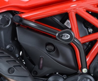 R&G Crash Protectors | White | Ducati Monster 1200 R 2016>2019 & Ducati Monster 1200 2014>2018 & Ducati Monster 1200 S 2014>2020 & Ducati Monster 821 2014>2018