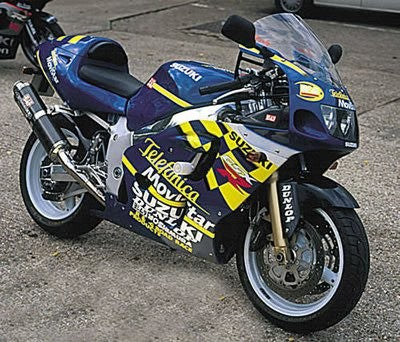 R&G Crash Protectors | White | Suzuki GSX-R750 1996>2000 & Suzuki GSX-R600 1996>2000