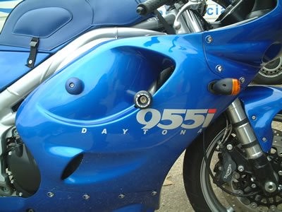 R&G Crash Protectors | Black | Triumph T595 Speed Triple 1997>2006 & Triumph Daytona 955i 1997>2006