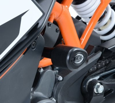 R&G Crash Protectors | Black | KTM RC 125 2014>2021 & KTM RC 200 2014>2021 & KTM RC 390 2014>2021