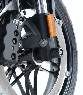 R&G Fork Protectors | Black | EBR 1190SX '14- - Pyramid Motorcycle Accessories