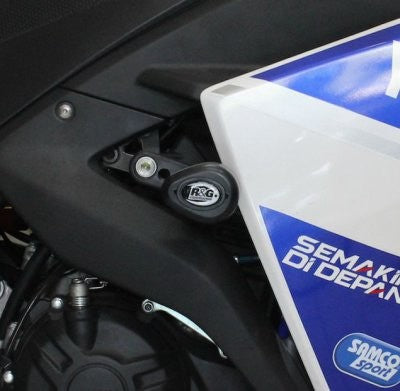 R&G Crash Protectors | Black | Yamaha YZF-R3 2015>2018 & Yamaha YZF-R25 2014>2018