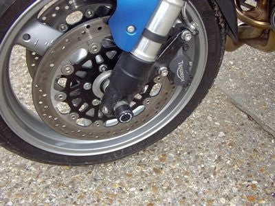 R&G Fork Protectors | Black | Triumph Speed Triple (models produced between 1997 and 2004) - Pyramid Motorcycle Accessories