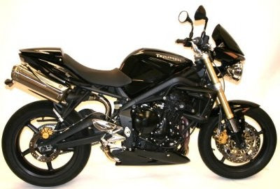 R&G Fork Protectors | Black | Triumph Daytona 675 '06-'12, Street Triple '07-'12 and the , Street Triple R '08-