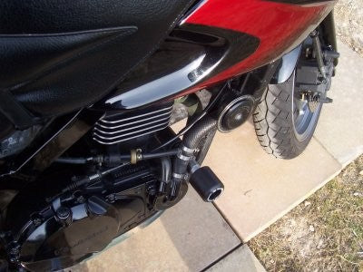 R&G Crash Protectors | Black | Kawasaki GPZ 500 1987>2009