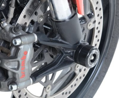R&G Fork Protectors | Black | (Large Bobbins) for various Ducati