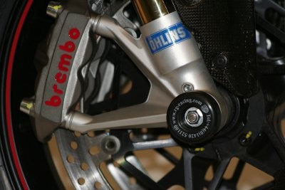 R&G Fork Protectors | Black | Ducati 848, 1098S, 1198S, & Streetfighter (1098) models help to eliminate damage to the front forks during a drop