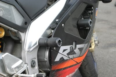 R&G Crash Protectors | Black | Aprilia RSV 1000 Mille 1998>2003 & Aprilia RSV4 R 1998>2003 & Aprilia Tuono V4 2003>2005
