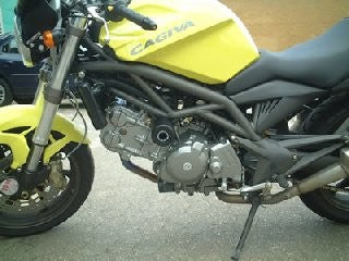 R&G Crash Protectors | Black | Cagiva Raptor 650 2000>2007