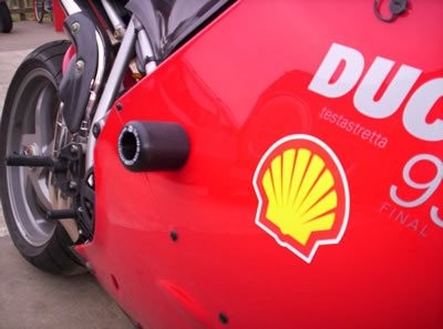 R&G Crash Protectors | Black | Ducati 998 2002>2004 & Ducati 748 R 2000>2002 & Ducati 996 R 2001