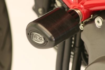 R&G Crash Protectors | Black | Ducati Hypermotard 796 2010>2013 & Ducati Streetfighter 1100 2009>2012 & Ducati Streetfighter 1100 S 2009>2013 & Ducati Hypermotard 1100 2010>2012