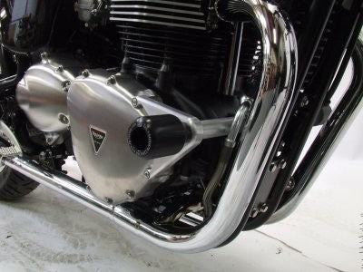 R&G Crash Protectors | Black | Triumph Thruxton 900 2004>2014 & Triumph Bonneville 2006>2025 & Triumph Scrambler 2006>2016