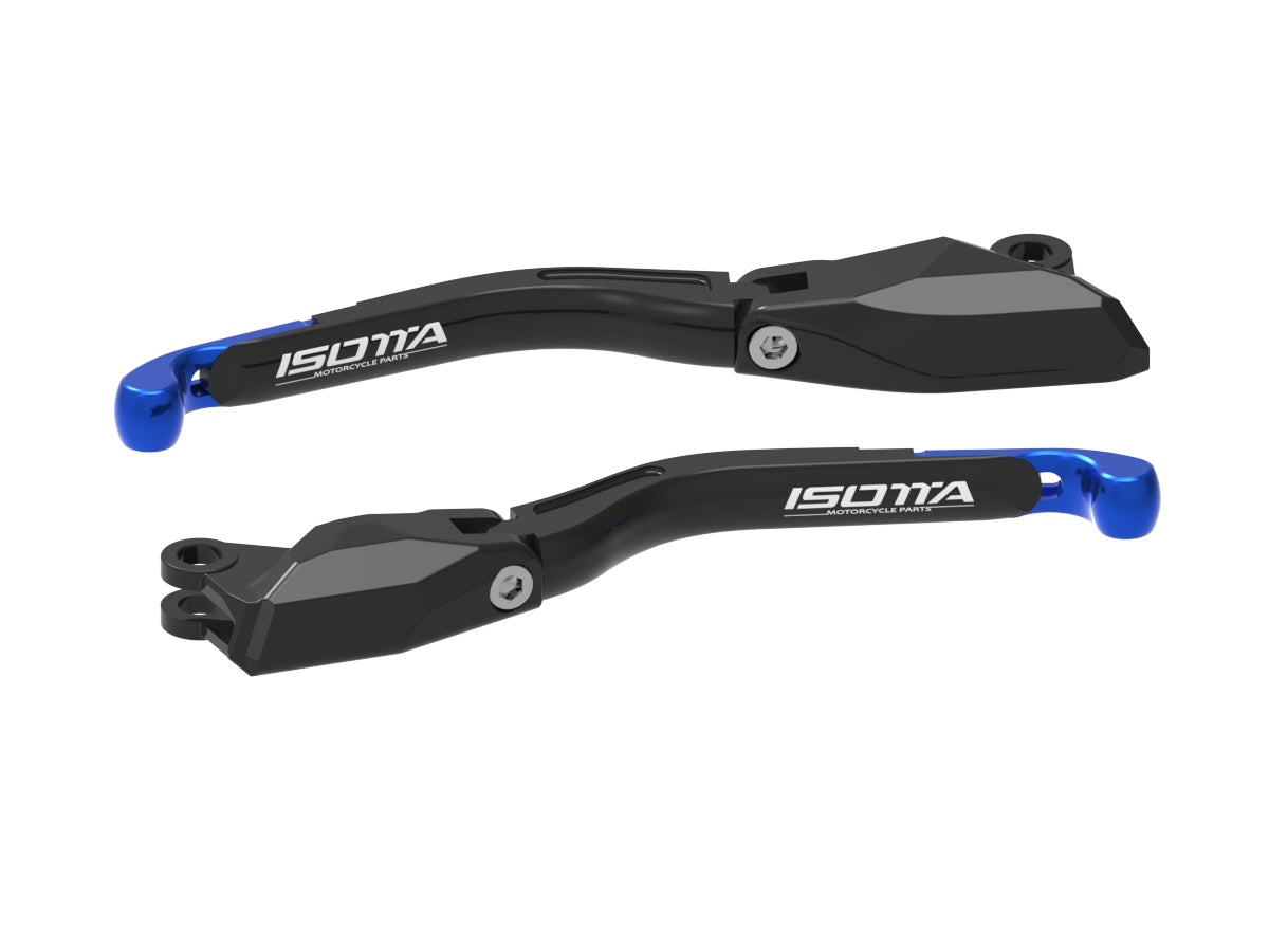 Isotta Brake & Clutch Lever Kit | Silver | Blue | Black | Gold | BMW R 1300 GS / Adventure - Pyramid Motorcycle Accessories