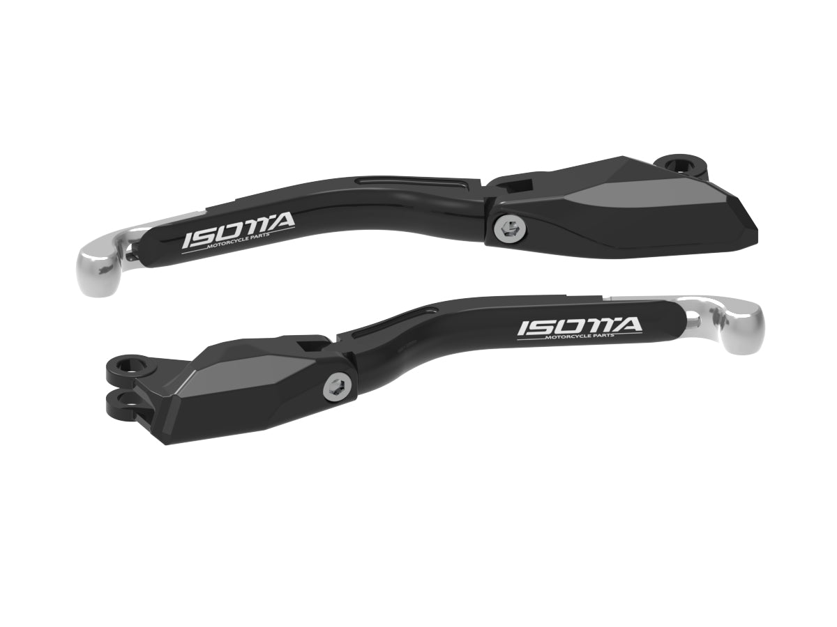 Isotta Brake & Clutch Lever Kit | Silver | Blue | Black | Gold | BMW R 1300 GS / Adventure - Pyramid Motorcycle Accessories