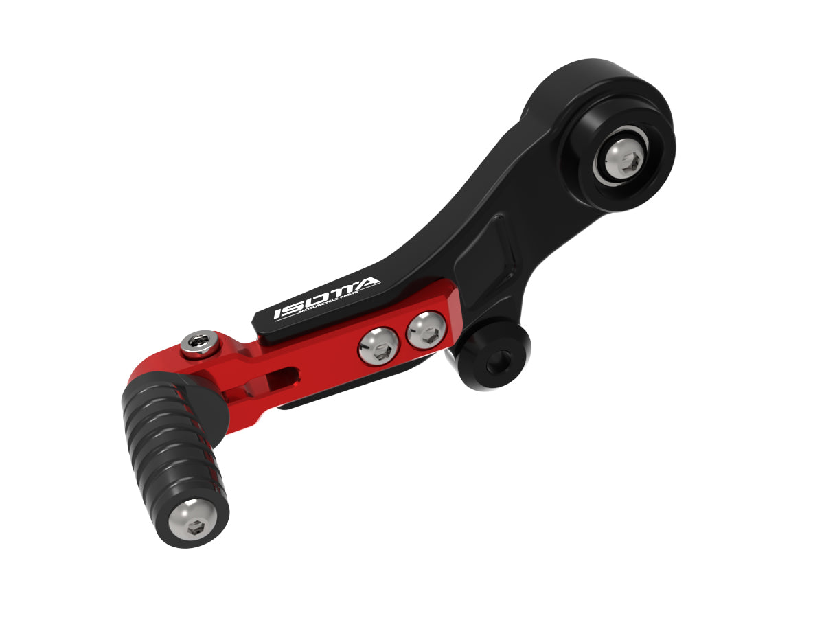 Isotta Adjustable Gear Lever with Toe Peg | Blue | Black | Red | BMW R 1300 GS / Adventure - Pyramid Motorcycle Accessories