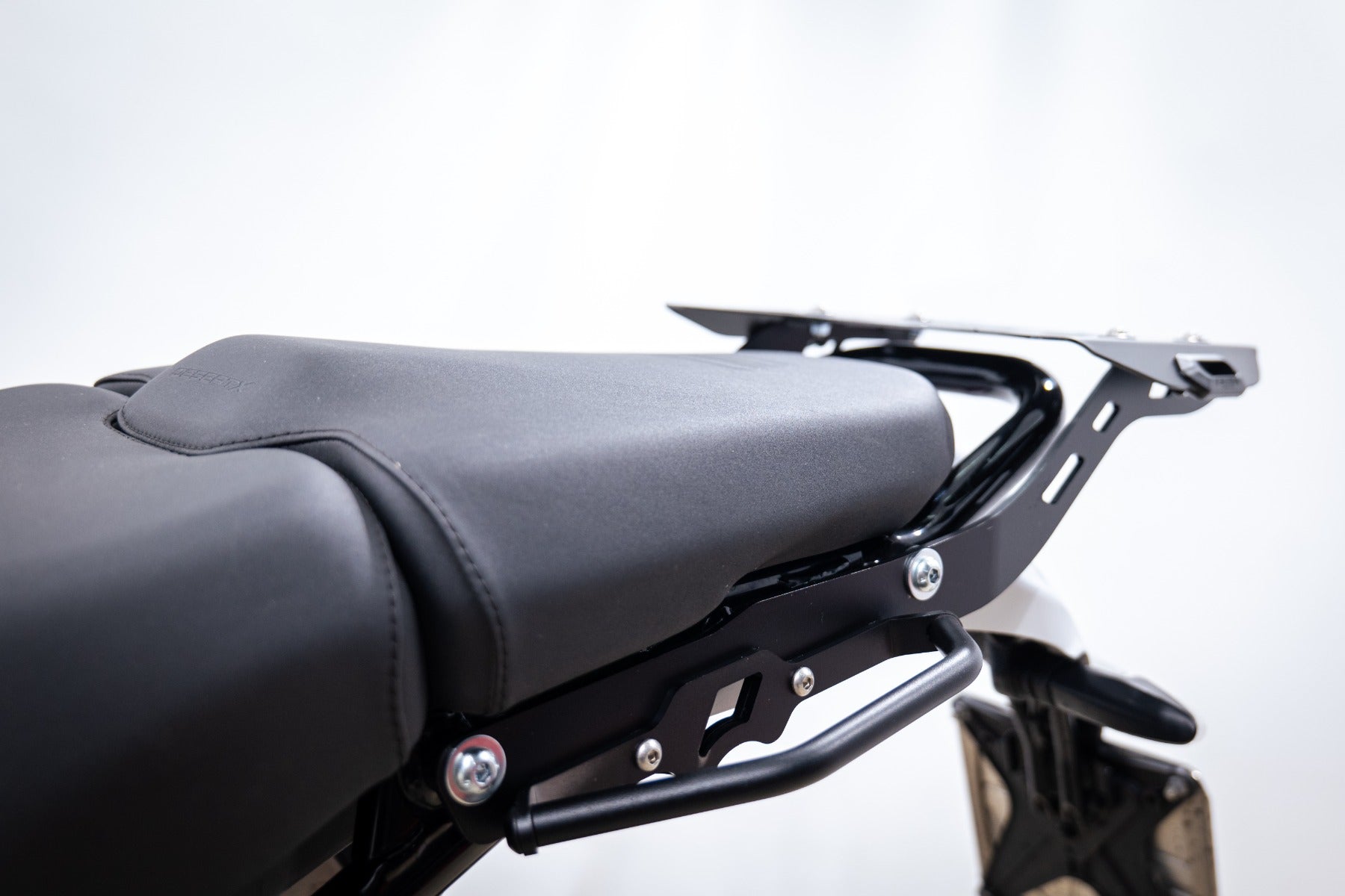 Isotta Passenger Grips | Black | Ducati Desert X 2022>2024 - Pyramid Motorcycle Accessories
