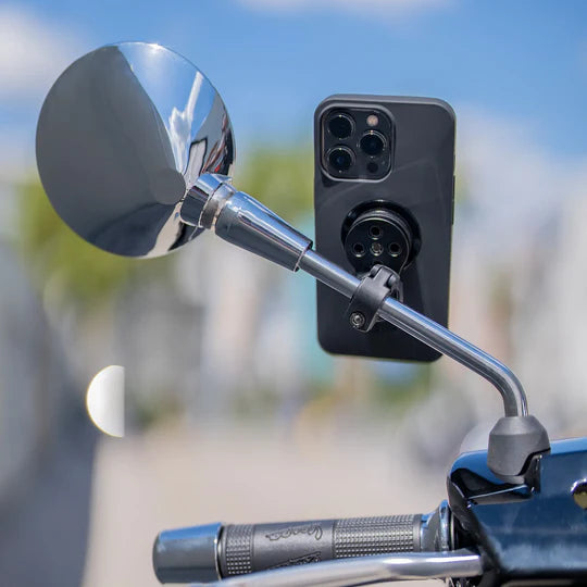 SP Connect Mirror Mount Pro - Black - SPC/SPC+ - Pyramid Motorcycle Accessories