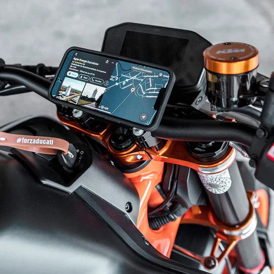 SP Connect Moto Mount Pro - Black - SPC/SPC+ - Pyramid Motorcycle Accessories