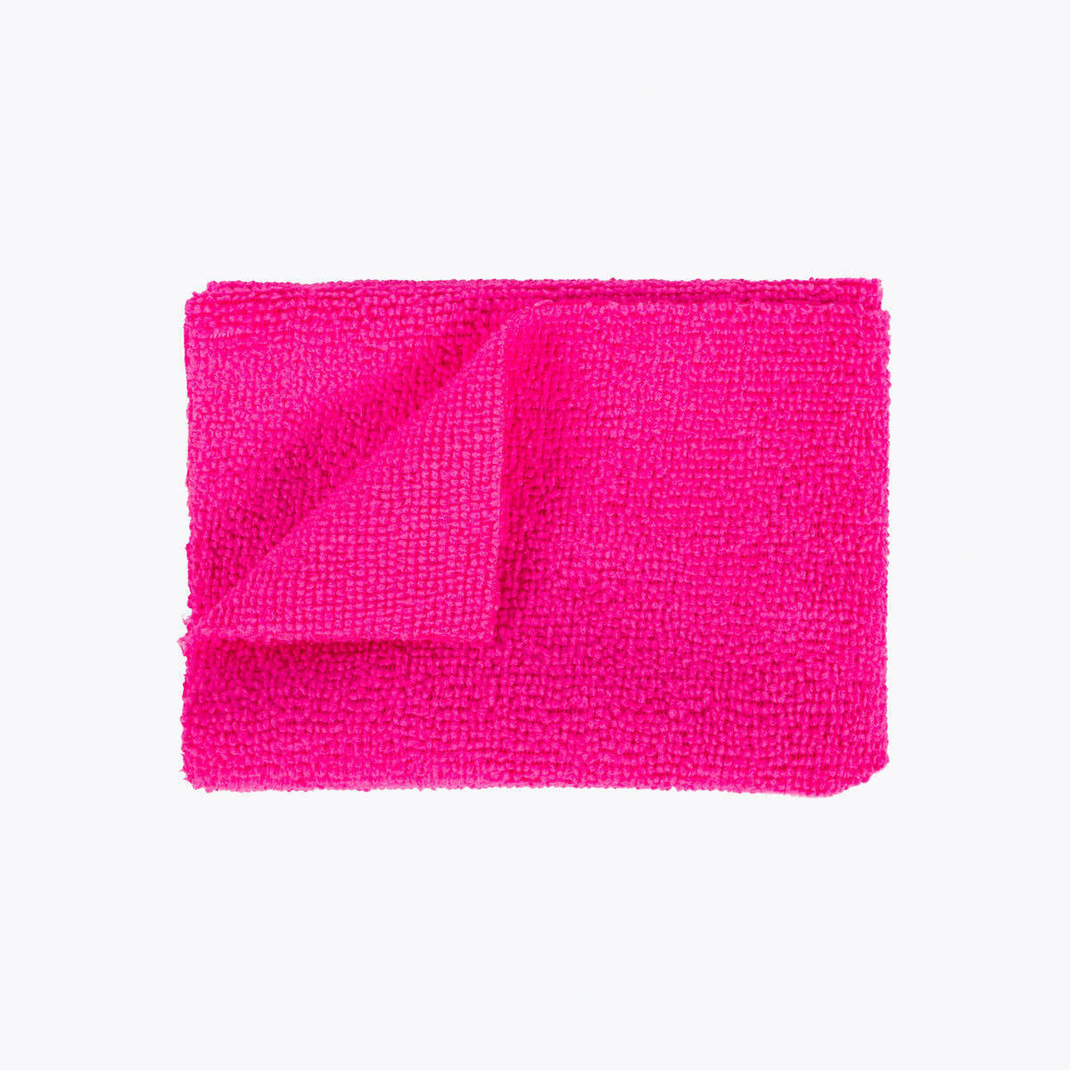 Muc-Off Tear-Off Microfibre Cloths 21530 single pink cloth texture detail