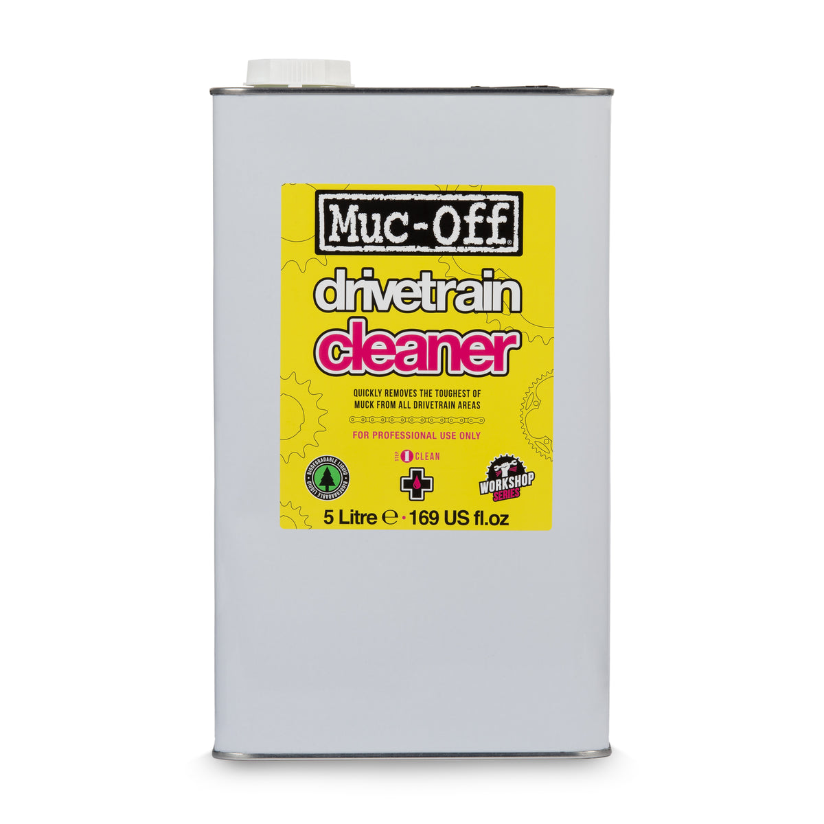 Muc-Off Drivetrain Cleaner 5 litre workshop container, for professional use only