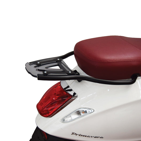 Isotta Luggage Rack | Light Smoke | Piaggio Vespa Primavera 50 / 125 / 150 / Vespa Sprint 125 / 150ย -ย ย Pyramid Motorcycle Accessories