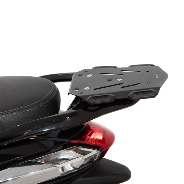 Isotta Luggage Rack | Black | Piaggio Liberty 50 / 125 / 150 / Liberty i-get 50 / 125/ 150 - Pyramid Motorcycle Accessories