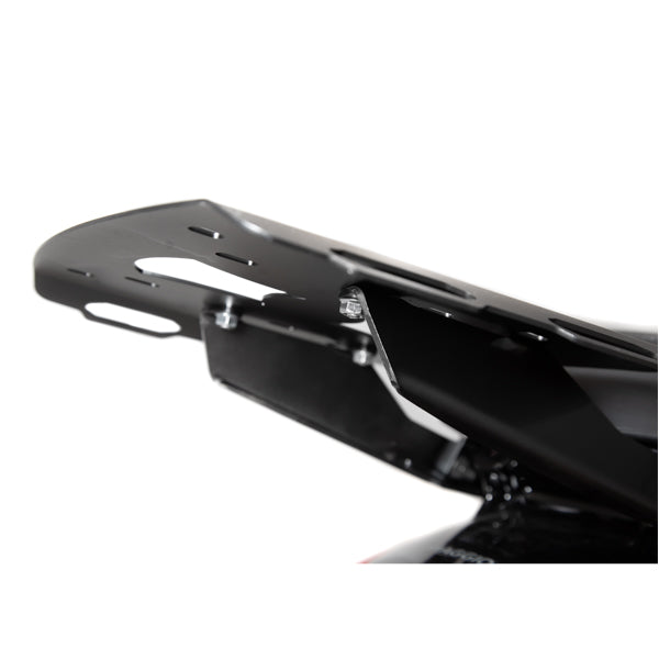 Isotta Luggage Rack | Black | Piaggio 2021>2024 - Pyramid Motorcycle Accessories