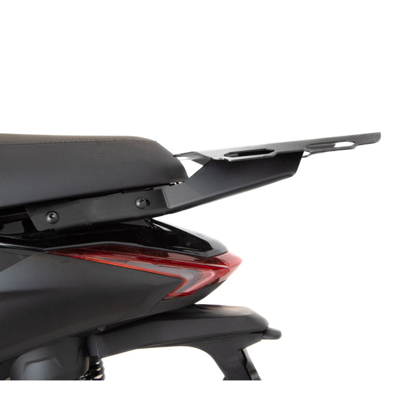 Isotta Luggage Rack | Black | Piaggio 2021>2024 - Pyramid Motorcycle Accessories