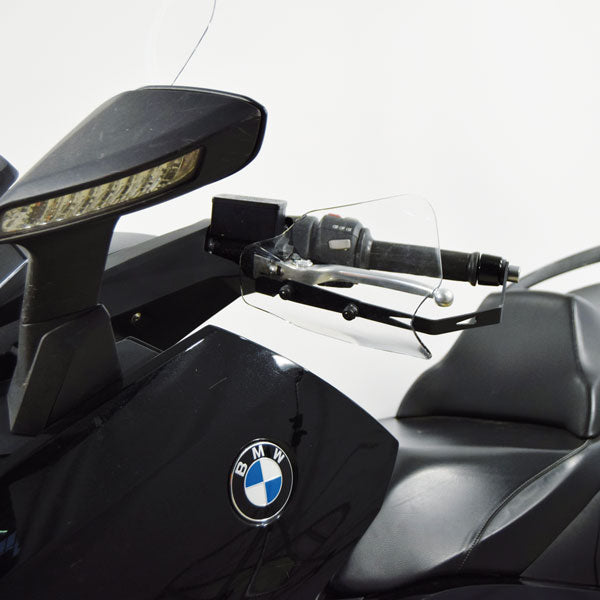 Isotta Handguards | Light Smoke | Clear | BMW C 650 GT 2016>2020 - Pyramid Motorcycle Accessories