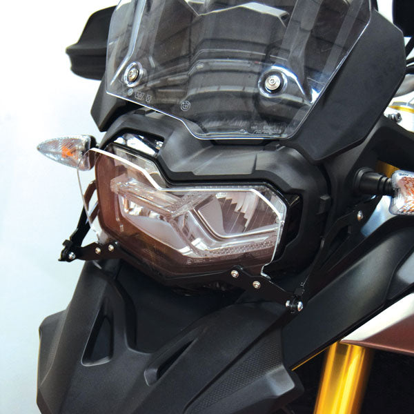 Isotta Headlight Protector | Black | BMW F 850 GS 2018>2023 IPF1190 - Pyramid Motorcycle Accessories