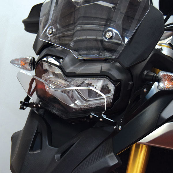 Isotta Headlight Protector | Black | BMW F 850 GS 2018>2023 IPF1190 - Pyramid Motorcycle Accessories
