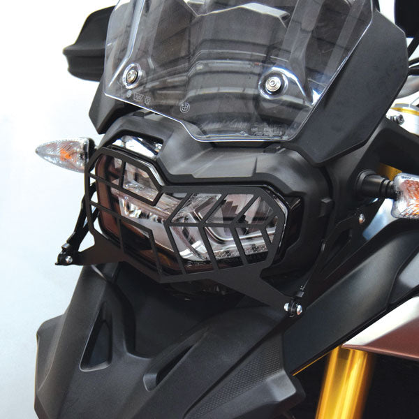 Isotta Headlight Protector | Black | BMW F 850 GS 2018>2023 IPF1191 - Pyramid Motorcycle Accessories