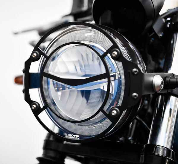 Isotta Headlight Protector | Moto Guzzi V7 Stone 2019>2020 - Pyramid Motorcycle Accessories