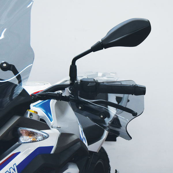 Isotta Handguards | Light Smoke | Dark Smoke | Clear | BMW G 310 GS 2017>2024 - Pyramid Motorcycle Accessories