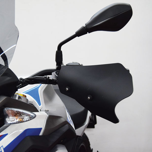 Isotta Handguards | Light Smoke | Dark Smoke | Clear | BMW G 310 GS 2017>2024 - Pyramid Motorcycle Accessories