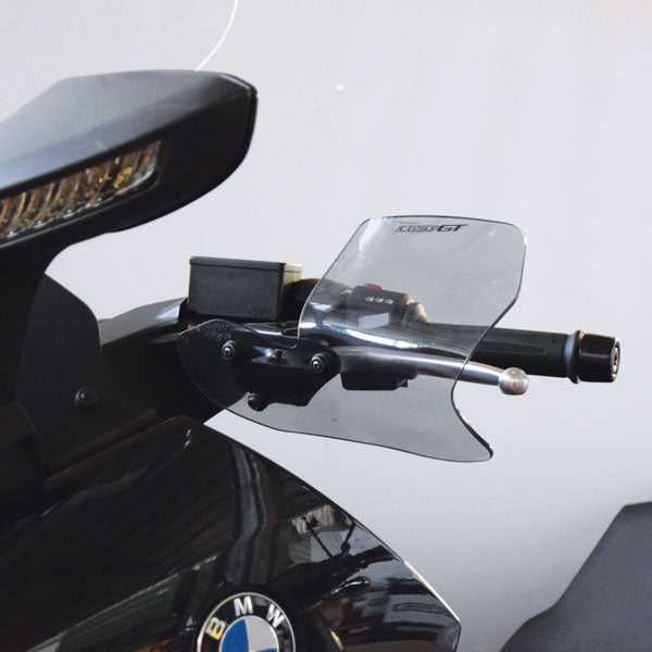 Isotta Handguards | Light Smoke | BMW C 650 GT 2011>2015 - Pyramid Motorcycle Accessories