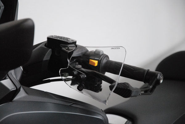 Isotta Handguards | Light Smoke | Dark Smoke | Matte Black | Clear | Yamaha TMAX 530 2015>2017 - Pyramid Motorcycle Accessories