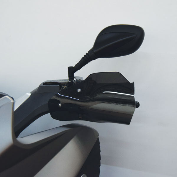 Isotta Handguards | Light Smoke | Clear | Quadro Qooder / QV3 2018>2019 - Pyramid Motorcycle Accessories