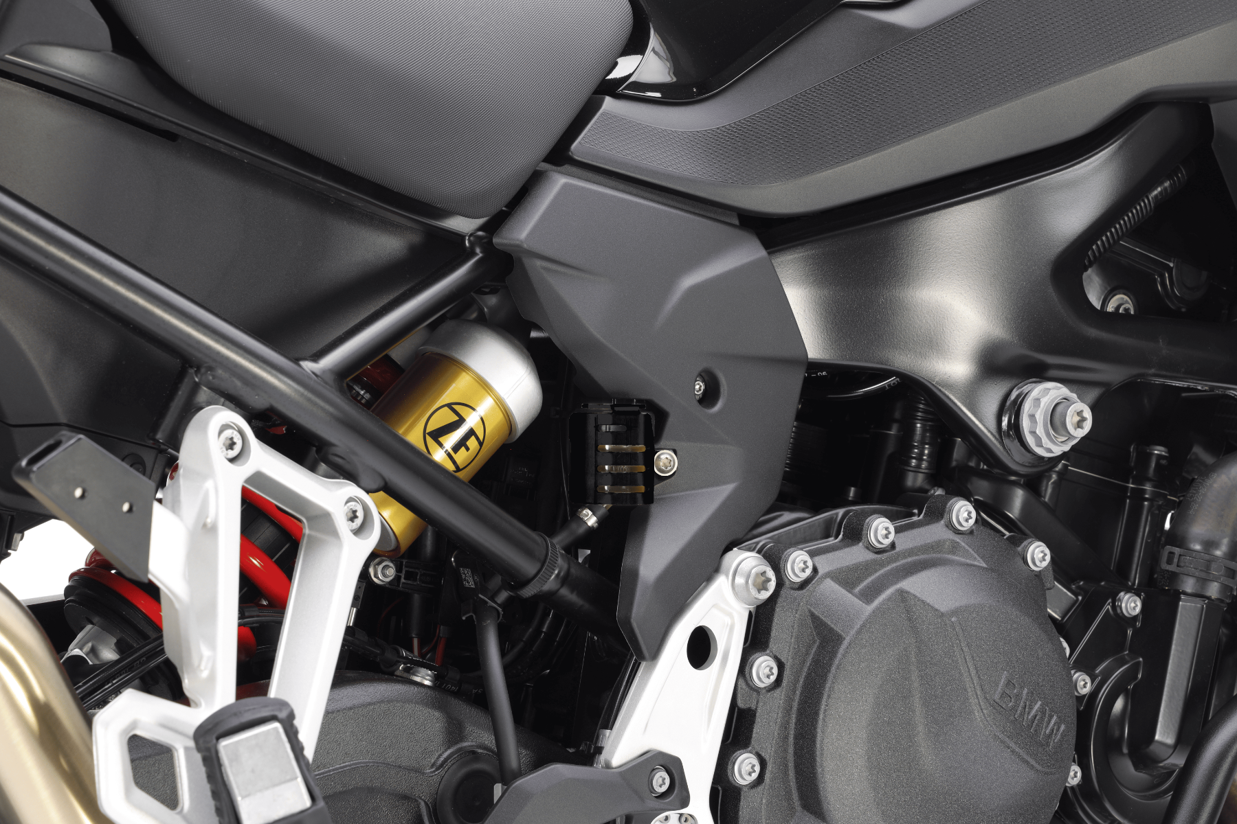 Isotta Brake Pump Protection | Black | BMW F 750 GS / 850 GS / 800 GS / Aprilia Tuareg 660 / 660 Rally - Pyramid Motorcycle Accessories